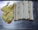ヨウサマの減塩ポテサラちくわ焼き·弁当編作り方1写真