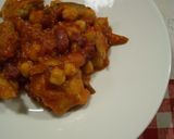 お豆と牛蒡たっぷり~鶏肉のトマト煮込み作り方7写真