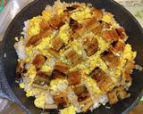 煮穴子と炒り卵のご飯作り方5写真