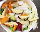 お一人様爽やか味噌味根菜たっぷり野菜炒め作り方12写真