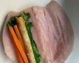 ロールチキン　香りレモン蒸し作り方3写真