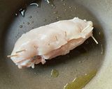 ロールチキン　香りレモン蒸し作り方4写真