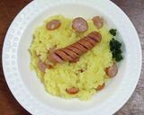 ソーセージのサフランご飯炊き作り方4写真