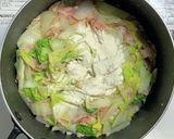 ベーコンとツナと白菜のコンソメスープ作り方6写真