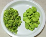 春の味そら豆とスナップエンドウの天ぷら作り方1写真