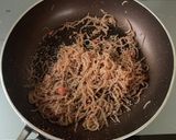 プリプリ食感が楽しい★糸蒟蒻のたらこ炒め作り方6写真