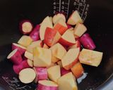 炊飯器*さつまいものりんご煮作り方2写真