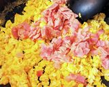 チンゲン菜の卵ベーコン炒め作り方12写真