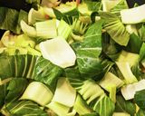 チンゲン菜の卵ベーコン炒め作り方14写真