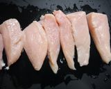 簡単！むね肉の大葉チーズはさみ焼き作り方1写真