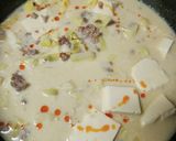 担々キャベツ&豆腐スープ☆豆乳ダイエット作り方3写真