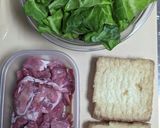 豚肉とキャベツのオイマヨガーリック炒め作り方1写真