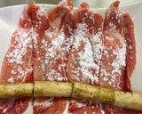 味付けかんたん！新ごぼうとアスパラ肉巻作り方2写真