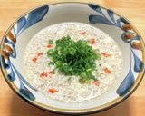鶏ひき肉と崩し豆腐の餡かけスープ作り方6写真