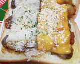 ダブルチーズのカレートースト作り方4写真