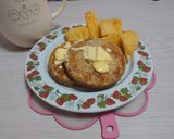材料5つシナモン香るバナナマフィンケーキ作り方5写真