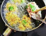 安価な食材で！ピーマンとひき肉のかき揚げ作り方4写真