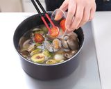 あさりと春野菜のレモンスープ作り方4写真