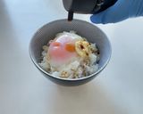 簡単★温玉バター丼作り方4写真