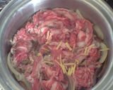 くずきりで増量！！　牛丼作り方3写真