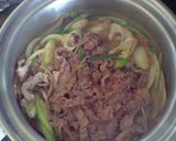 くずきりで増量！！　牛丼作り方4写真
