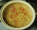 牛肉とトマトのマカロニ煮あったかーい土鍋作り方3写真