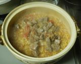 牛肉とトマトのマカロニ煮あったかーい土鍋作り方4写真