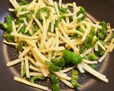 簡単★筍とピーマンとひき肉の中華炒め作り方3写真