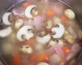 給食の「米粉のホワイトスープ」♡シチュー作り方4写真