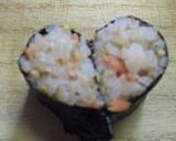 桜の巻き寿司作り方6写真