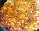 米粉お好み焼き●堅焼き豚玉モダン焼き作り方3写真