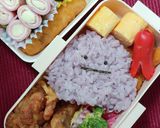そのままメタモン弁当☆ポケモンキャラ弁作り方6写真