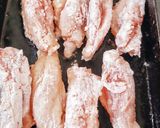 皮パリッパリッ！中じゅわ～♪手羽中焼き作り方3写真