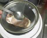 豚カツ用肉のエギュイット・グレフルソース作り方2写真