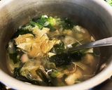 乾燥ゆばのお味噌汁作り方2写真
