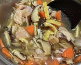 100%もち米で簡単炊き込みおこわ作り方6写真