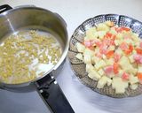 うちのポテトマカロニサラダｉｎ豆作り方3写真