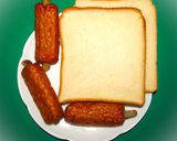 「ごぼう天チーズ卵サンド」作り方1写真