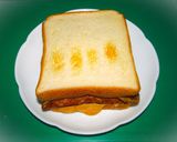 「ごぼう天チーズ卵サンド」作り方11写真