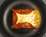 「ごぼう天チーズ卵サンド」作り方8写真