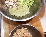 じゃこと椎茸キャベツの和風豆腐ハンバーグ作り方1写真