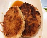 じゃこと椎茸キャベツの和風豆腐ハンバーグ作り方6写真