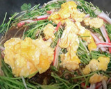 豆苗と卵の中華炒め作り方8写真