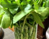大根の葉とチリメンの胡麻サラダ作り方1写真