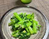 大根の葉とチリメンの胡麻サラダ作り方7写真