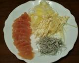 鶏とねぎの梅風味パスタ作り方1写真