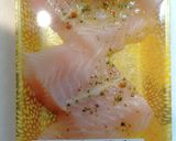 バサ(養殖ナマズ)の煮穴子風。作り方1写真