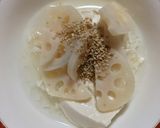 れんこん酢漬けと豆腐ごまあえ作り方2写真