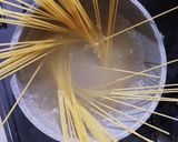 1コンロ10分で！簡単"貧乏人のパスタ"作り方1写真