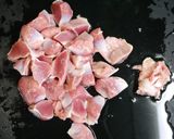 簡単!砂肝とキャベツの炒め物作り方1写真